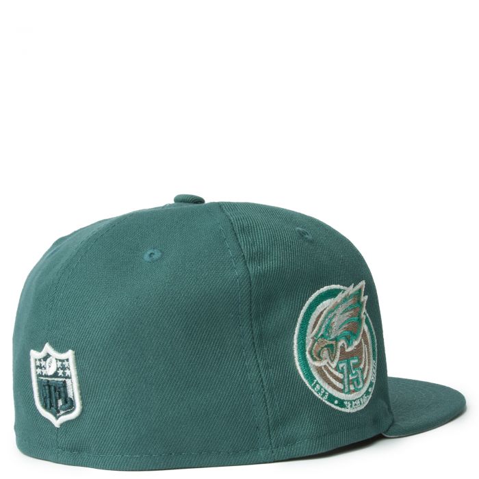 New Era Caps Philadelphia Eagles Green 59FIFTY Fitted Hat Unisex 7 1/2 - Streetwear -  - Hats 7 1/2