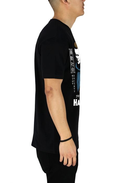RIOT SOCIETY Halloween Michael Myers Kanji Mens T-Shirt UVMT-B02-591-A0 ...