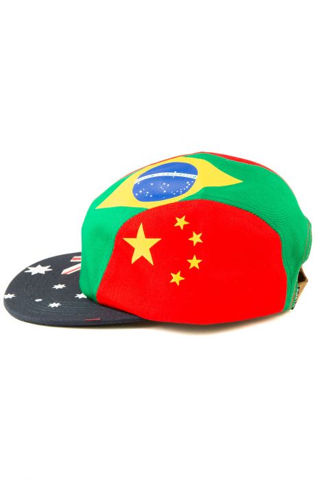 The World Team Navigator Strapback Hat in Multi