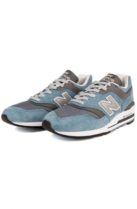 The New Balance M997CSP Sneakers in Blue & Grey