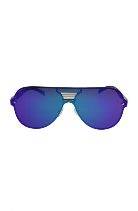 The Everest Sunglasses in Silver and Blue