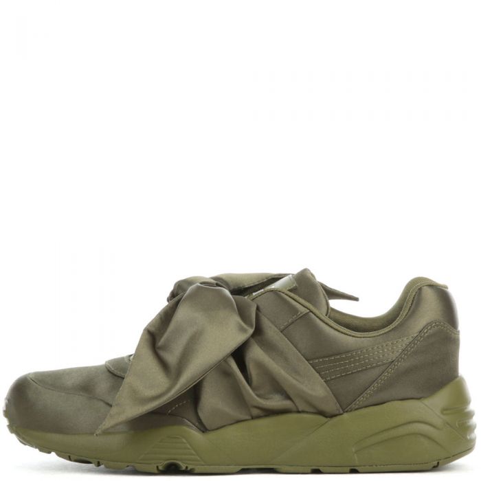 The Puma x Fenty by Rihanna Bow Sneaker in Olive Branch