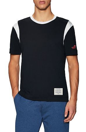 The Prep Coterie Exclusive Society Panel Shirt in Black and White