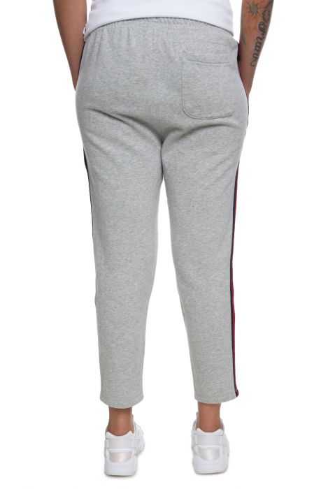 womens grey slim joggers