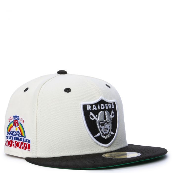 Las Vegas Raiders New Era 1990 Pro Bowl Patch 59Fifty Fitted Hat
