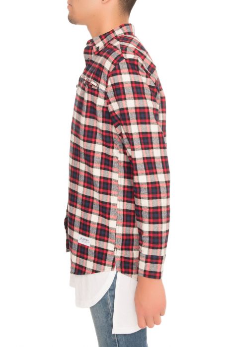 The Petras Flannel in Red Red