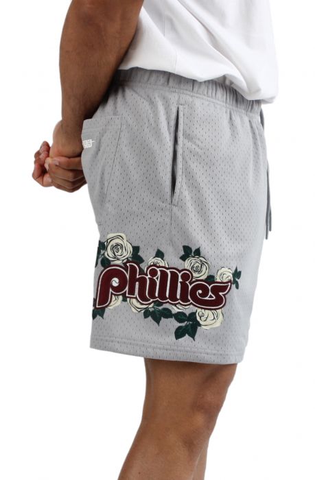 Shop Pro Standard Philadelphia Phillies Roses Mesh Shorts LPH335642-EGG  beige