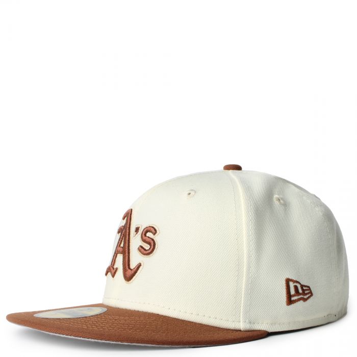 New Era Caps Oakland Athletics City Icon 59FIFTY Fitted Hat Off-White