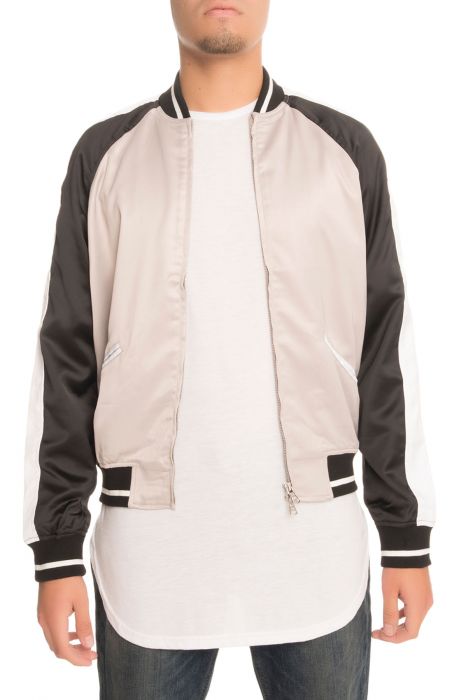 The Strickland Souvenir Jacket in Black and Silver