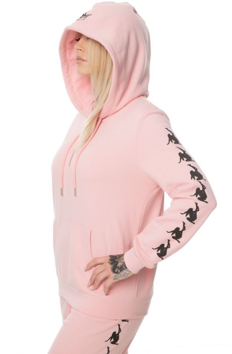 The Married to the Mob x Penthouse Dancer Zip Hoodie in Pink