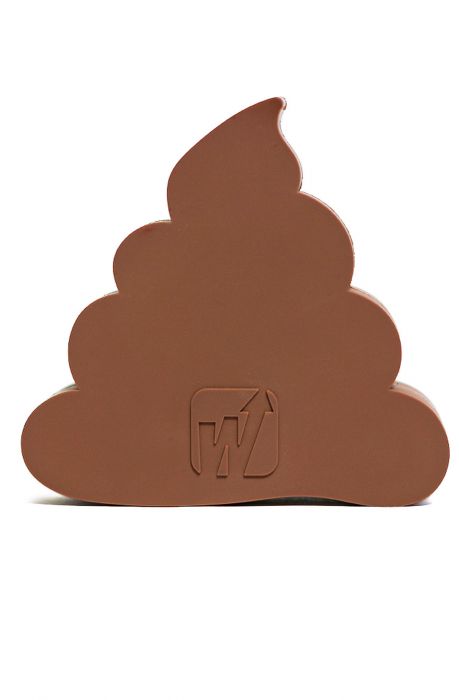 The Poop Face Portable Charger in Brown