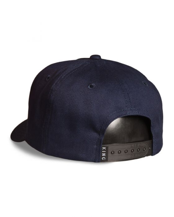 KING APPAREL Shadwell Curved Peak Cap - Ink Blue AW21-SHCI-OS - Karmaloop