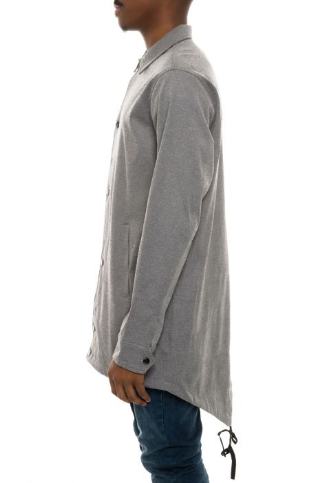 The Fishtail Coaches Jacket in Gray