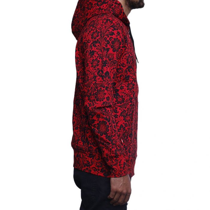 Khoklohoma Zip Up Hooded Sweatshirt Red