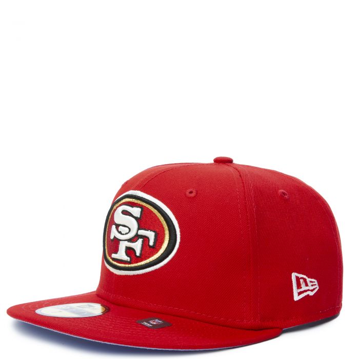 New Era 60243492 San Francisco 49ers Pop Sweat 59fifty Fitted Hat Mens Hat  - Red –