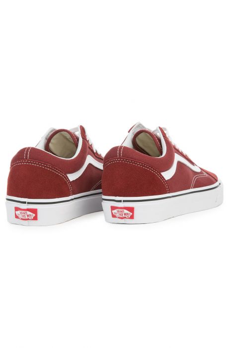 The Men's Old Skool in Madder Brown and True White