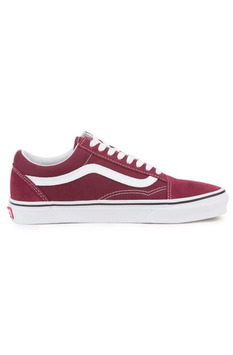 vans old skool red marshmallow