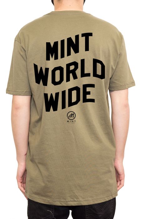 The Mint Wavy Tee in Olive