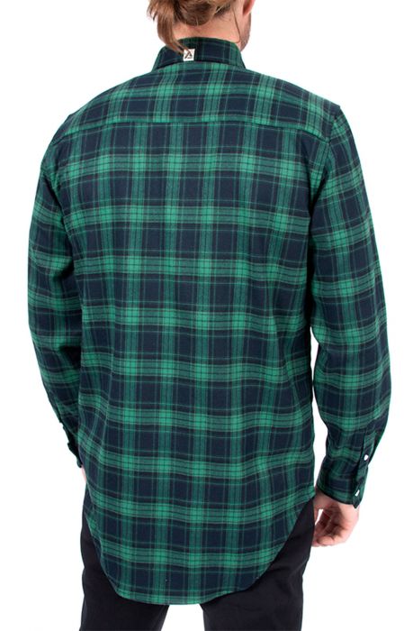 The Slated LS Buttondown Shirt in Green