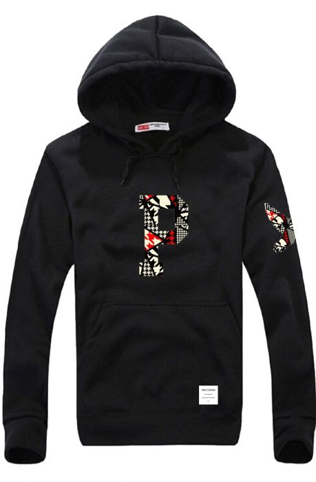 Letterman Abstract Hoodie