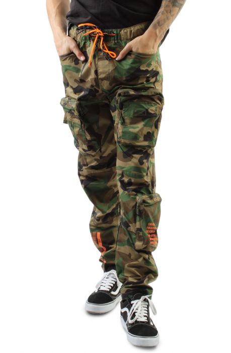 SMOKE RISE Cargo Pants WP23182SK-CAMO - Karmaloop