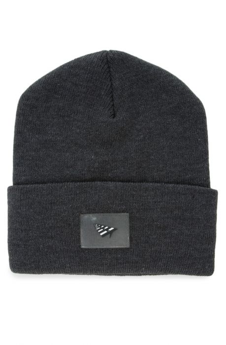 The Flag Rubber Beanie in Grey