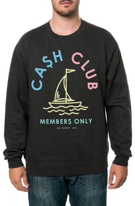 The Club Members Crewneck Sweatshirt in Charcoal