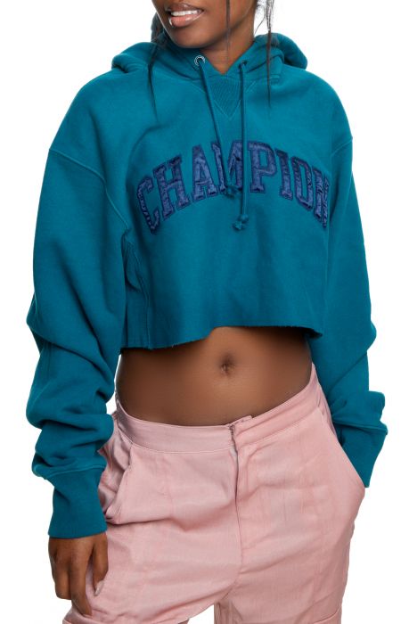 Champion women's vintage wash reverse weave cropped outlet sweatshirt