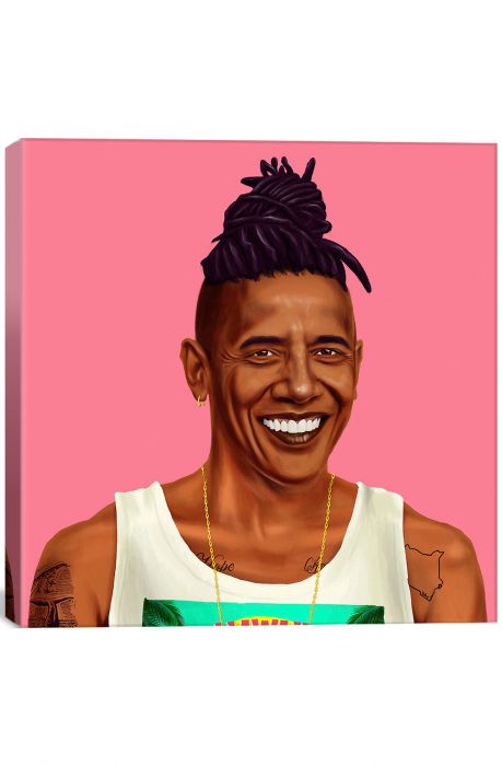 The Obama by Amit Shimoni Canvas Print 37 x 37 in Multi