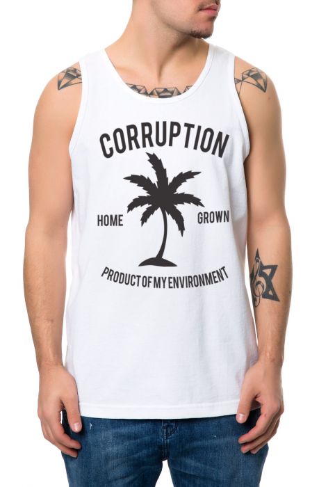 The Corruption Tank Top in White