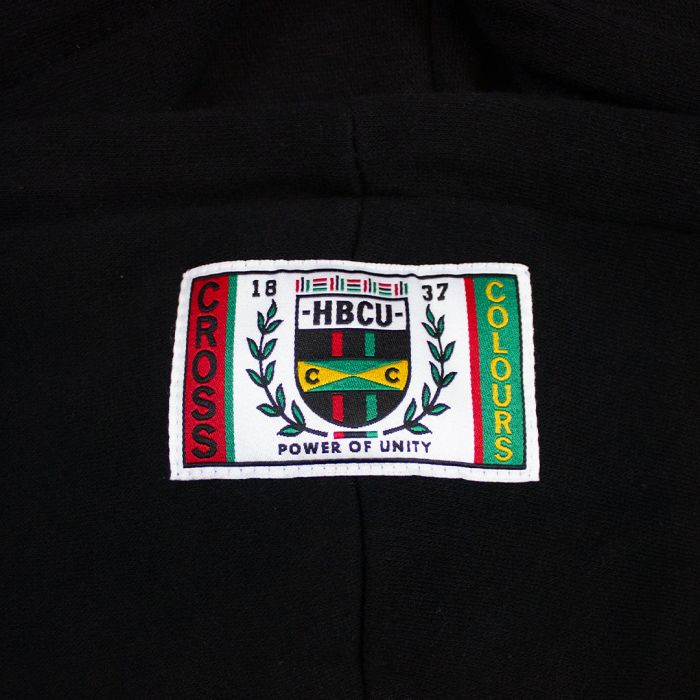 CROSS COLOURS HBCU Flag Hoodie - Black C80223FL-BLK - Karmaloop