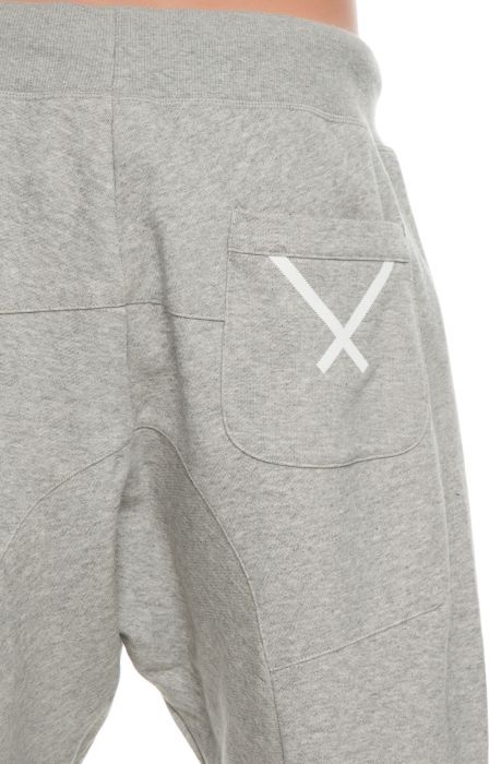 The X By O Sweatpants in Medium Grey Heather