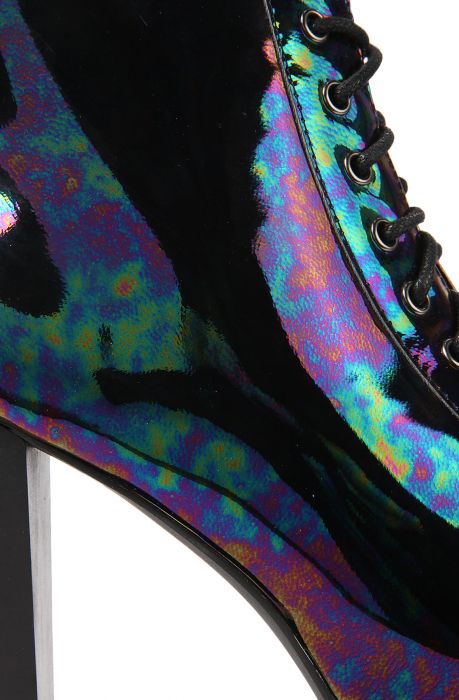 The Lita Shoe in Black Iridescent