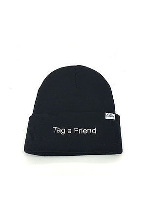 Tag a Friend Beanie in Black