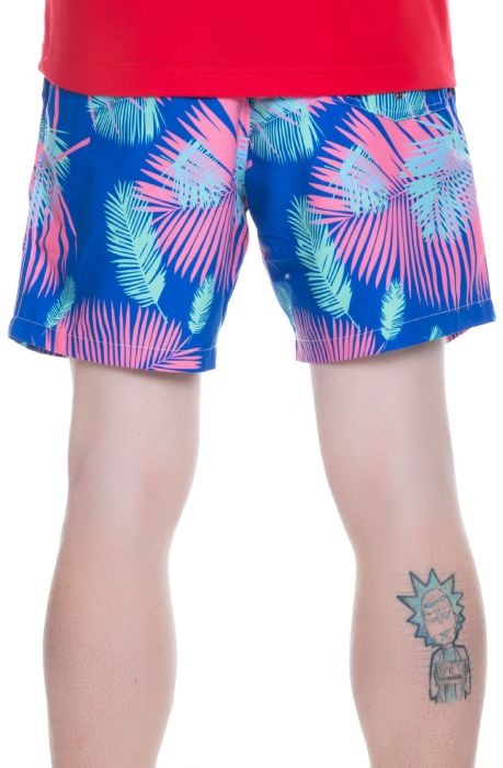 The Tropicano Boardshorts in Blue and Pink