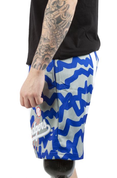 Mitchell & Ness Jumbotron 2.0 Sublimated Shorts Los Angeles Dodgers