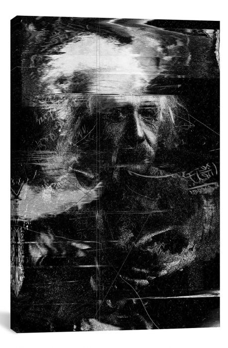 The Einstein By Nicebleed Gallery Wrapped Canvas Print 18 x 12 in Multi