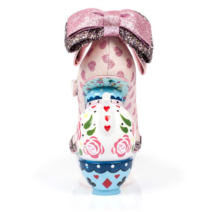 Irregular Choice Alice in Wonderland Collection: My Cup of Tea Pink Heels