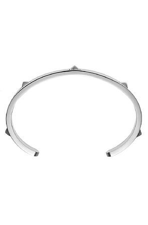 MISTER The Stud Cuff Bracelet - Chrome BSTUDCCHRM - Karmaloop