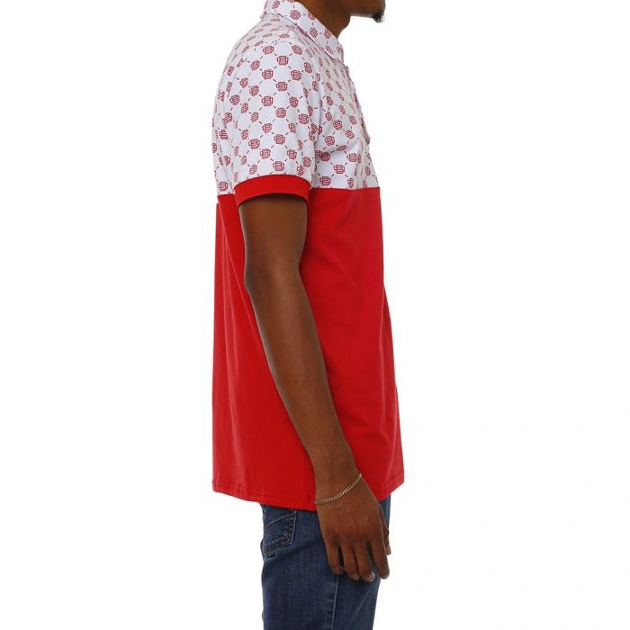 The Rico Paid In Full Capsule Polo in Red and White