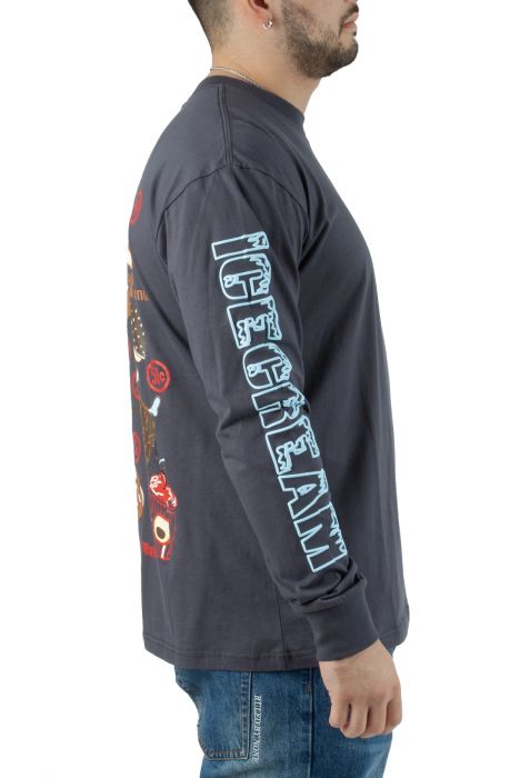 Ice Cream Cup Or Cone Long Sleeve Knit Tee 431-1306PER - Karmaloop