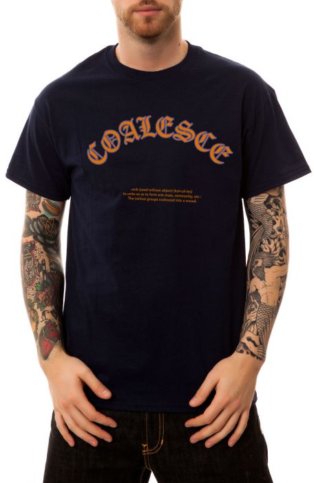 The Coalesce Tee in Navy
