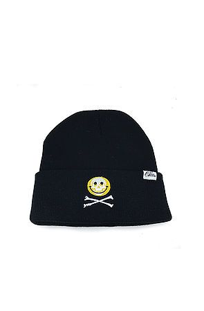 Smile At Death Beanie in Black
