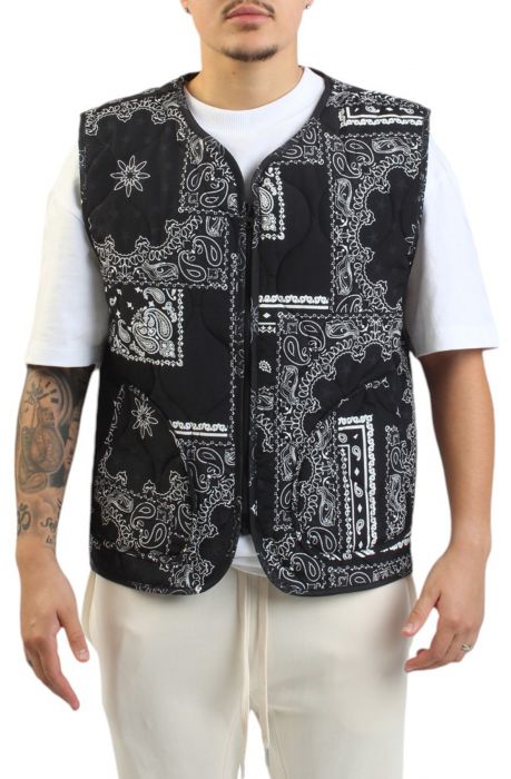 FBRK Victor Padded Vest 942-511BLK - Karmaloop