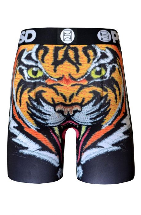 The Souvenir Tiger Face Underwear in Black