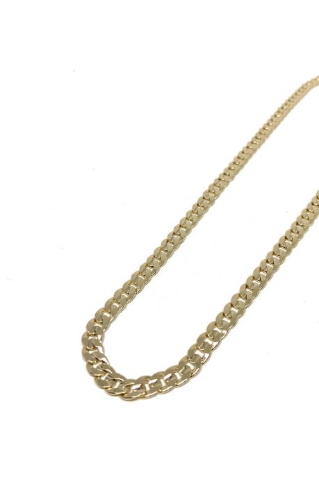 14k Gold Plated Thin Curb Chain
