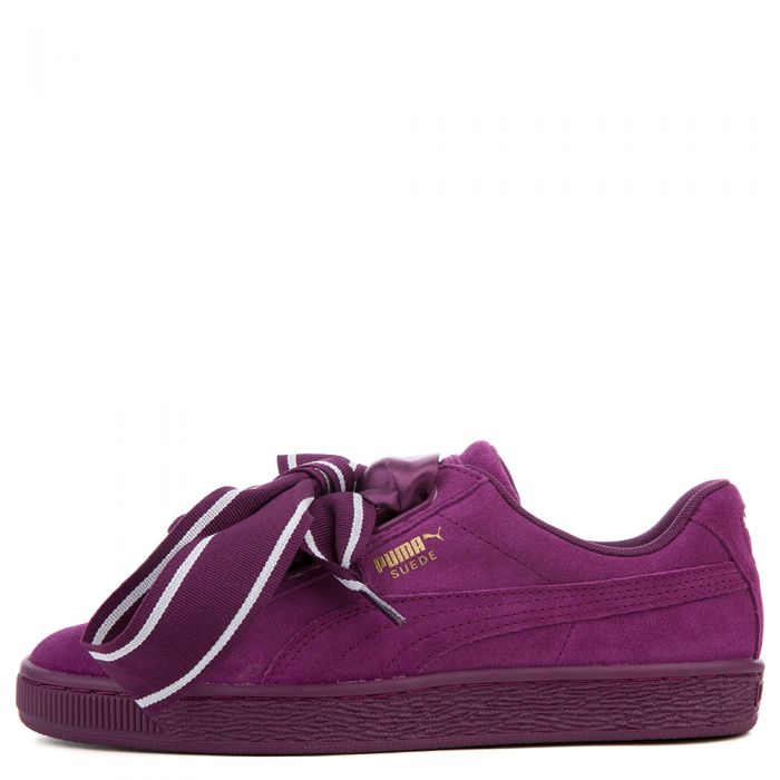 puma suede heart satin ii