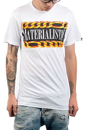 Materialistic White Tee
