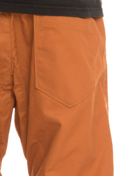 The Kloss Cropped Chinos in Tan