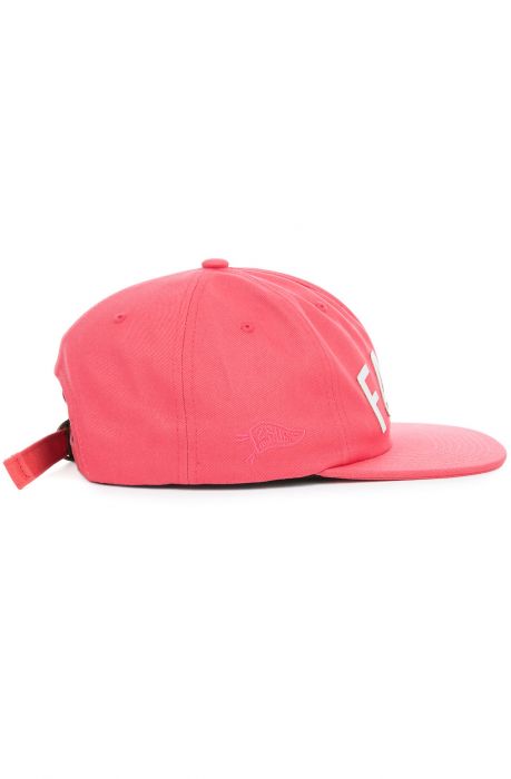 The Arched Snapback in Pink